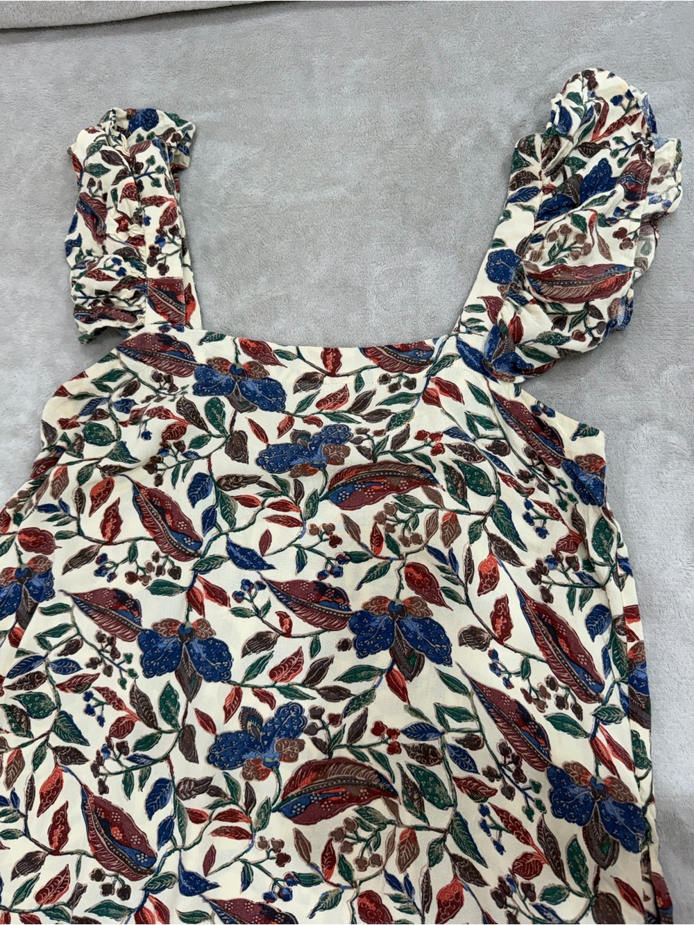 House of Harlow 1960 Floral Ruffle Maxi Dress M - Picture 4 of 12